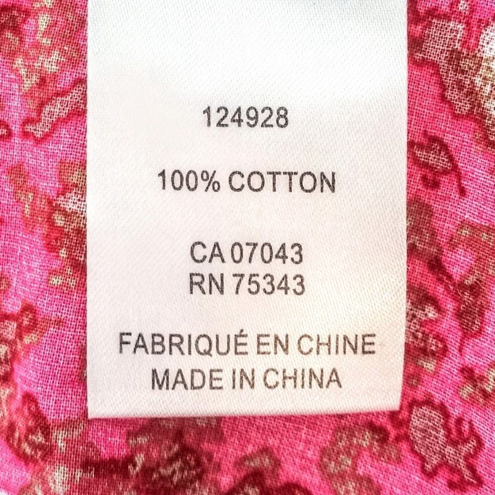 Joie Magenta Pink Cotton Ruffled Peasant Tunic Top - Picture 4 of 5